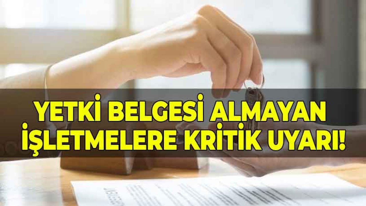 Yetki Belgesi Almayan Emlak İşletmeleri İçin Kritik Geri Sayım Başladı!