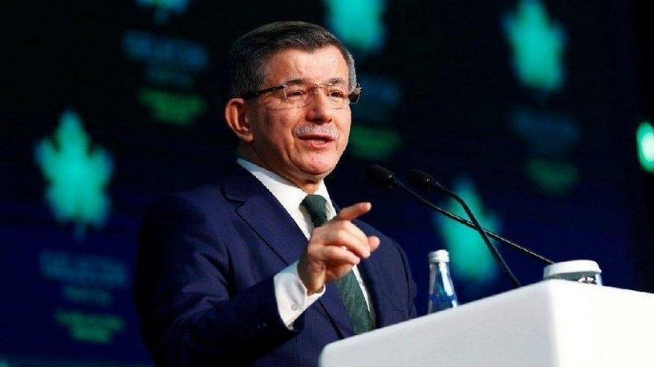 Ahmet Davutoğlu: Vatandaşlar AK Parti'nin Kongre Resimleriyle Dava Açsınlar!