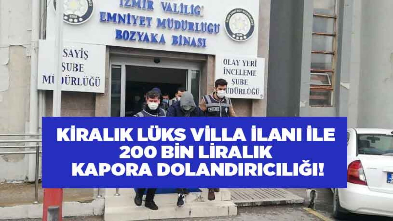 Sahibinden Kiralık Lüks Villa İlanı İle 200 Bin Liralık Kaparo Dolandırıcılığı!