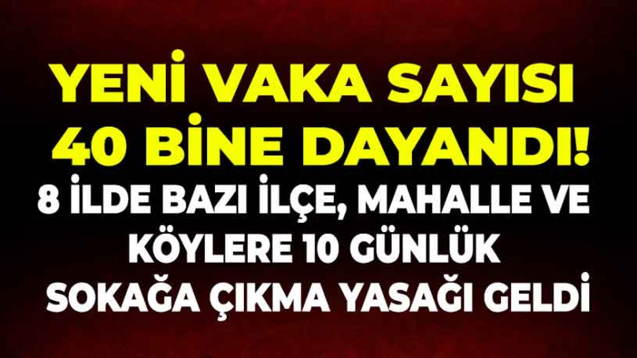 Türkiye Avrupa'da En Çok Koronavirüs Tanısı Konulan Ülke Oldu, 8 İlde Bazı Yerleşim Yerleri Karantinaya Alındı!