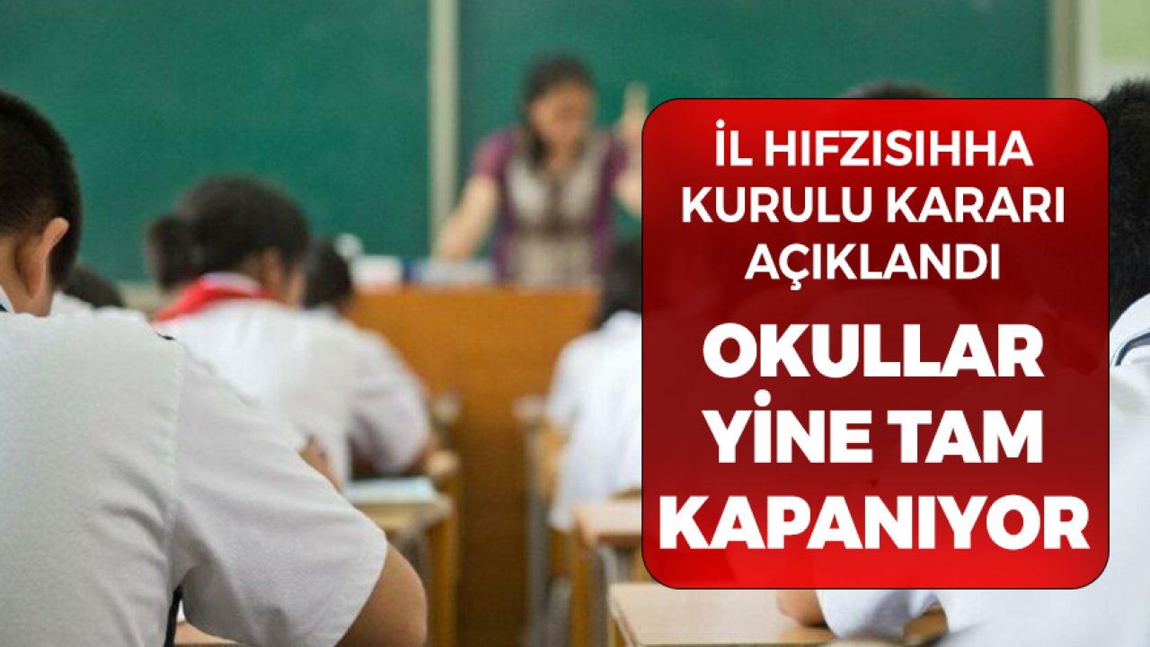 Okullar Yeniden Tam Kapanıyor! Ankara'da Tam Zamanlı Uzaktan Eğitim Kararı