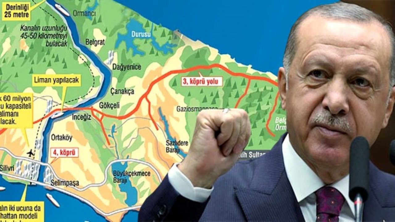 Cumhurbaşkanı Erdoğan'dan Son Dakika Kanal İstanbul Açıklaması!