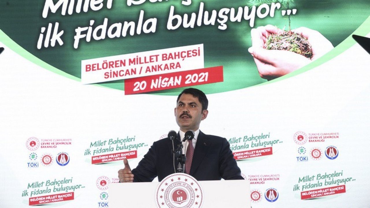 Çevre Ve Şehircilik Bakanı Murat Kurum'dan Millet Bahçeleri Ve Ankara Projeleri Açıklaması