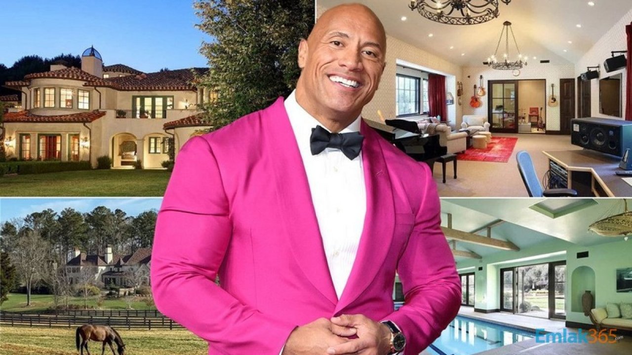 Dünyanın En Çok Kazanan Aktörü Dwayne Johnson 27,8 Milyon Dolar Ödeyerek Lüks Malikane Aldı