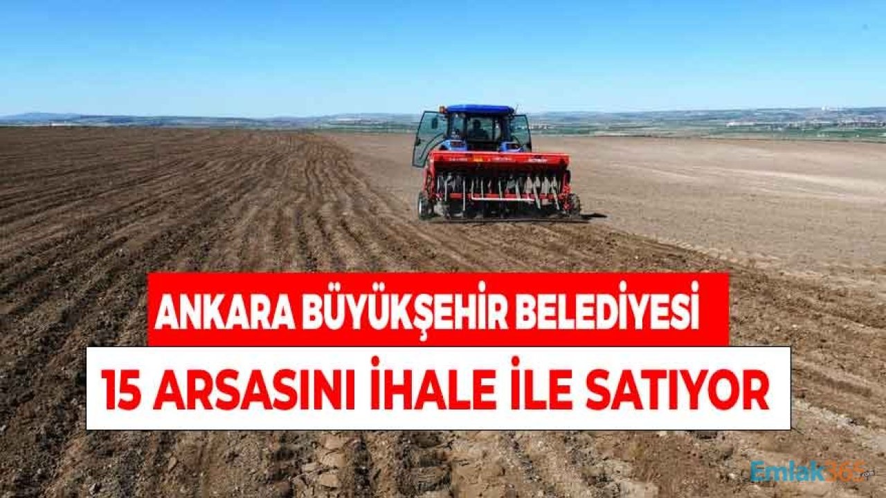 Ankara Büyükşehir Belediyesi Çubuk İlçesindeki 15 Arsayı Canlı Yayında İhale Yöntemi İle Satacak!