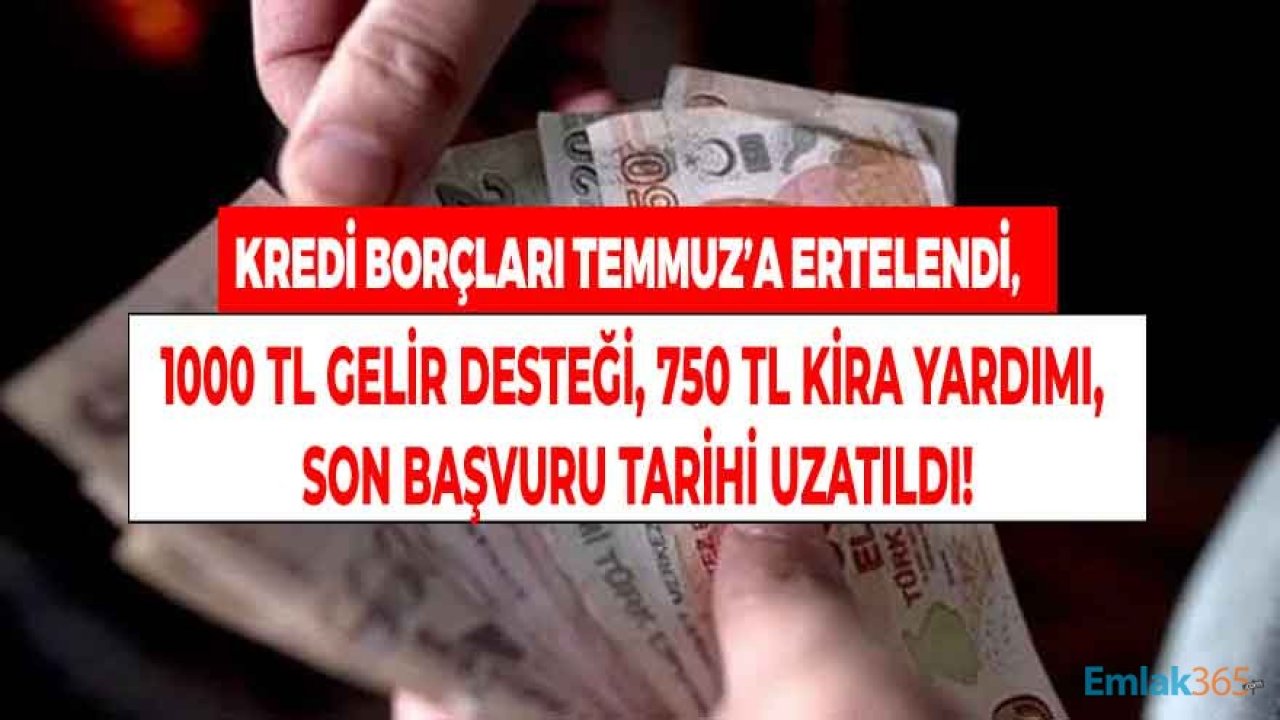 Esnafa Kira Desteği Yardımı ve Gelir Desteği Son Başvuru Tarihi Uzatıldı, Halkbank Kredi Borcu 1 Temmuza Ertelendi!