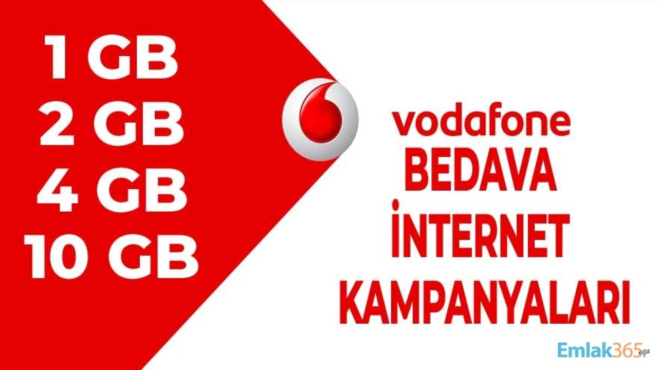 Vodafone Bedava İnternet Kampanyası 2021! Hediye İnternet Nasıl Kazanılır?