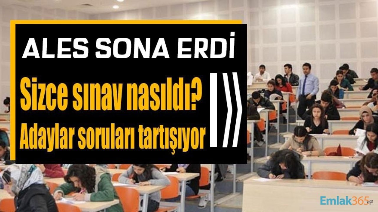 2 Mayıs ALES Yorumları! ÖSYM ALES Sınavı Soruları, Cevapları ve Sonuçları Ne Zaman Açıklanacak?