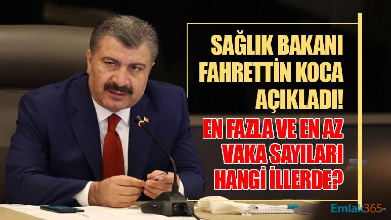 Bakan Açıkladı, Harita Yenilendi! En Çok Ve En Az Vaka Sayıları Hangi İllerde?