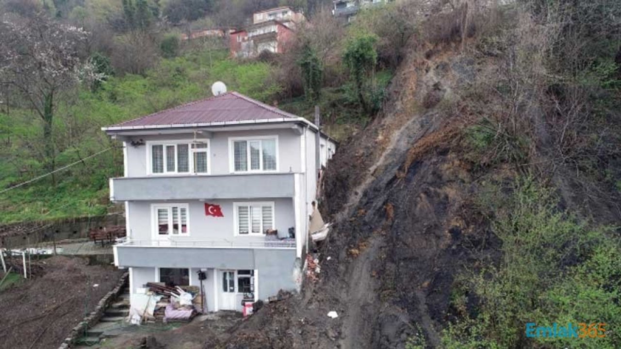 Zonguldak'ta Yağış ve Fırtına Sonrası Heyelan Nedeniyle 51 Konut Boşaltıldı!