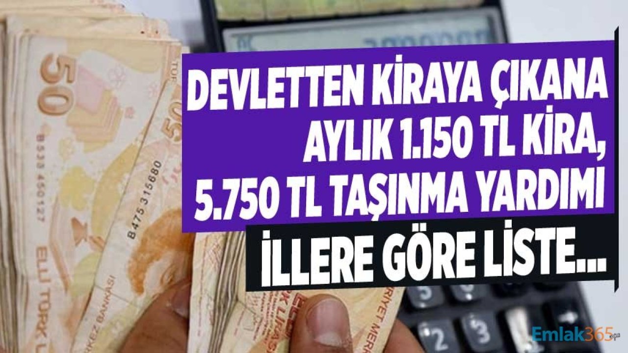 Evini Kentsel Dönüşüme Verene Devletten Aylık 1150 TL Kira Yardımı ve 5 Bin 750 Lira Taşınma Desteği!