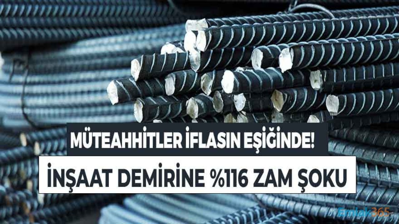 İnşaat Demiri Fiyatlarına Yüzde 116 Zam Şoku! Fiyat Farkı Kararnamesi Çıkarılacak Mı?