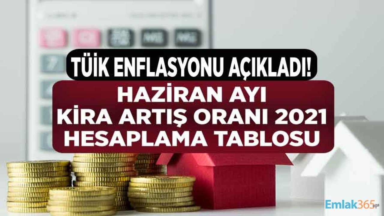 Haziran Ayı Kira Artış Oranı 2021 Hesaplama! İşyeri ve Konut Kira Zammı Nasıl Hesaplanır?