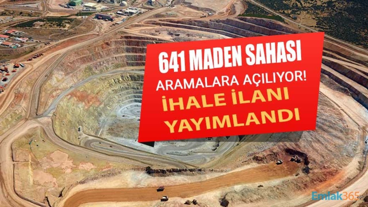 Altını Bulan Türkiye Harekete Geçti! 641 Maden Sahası İçin İhale İlanı Yayımlandı