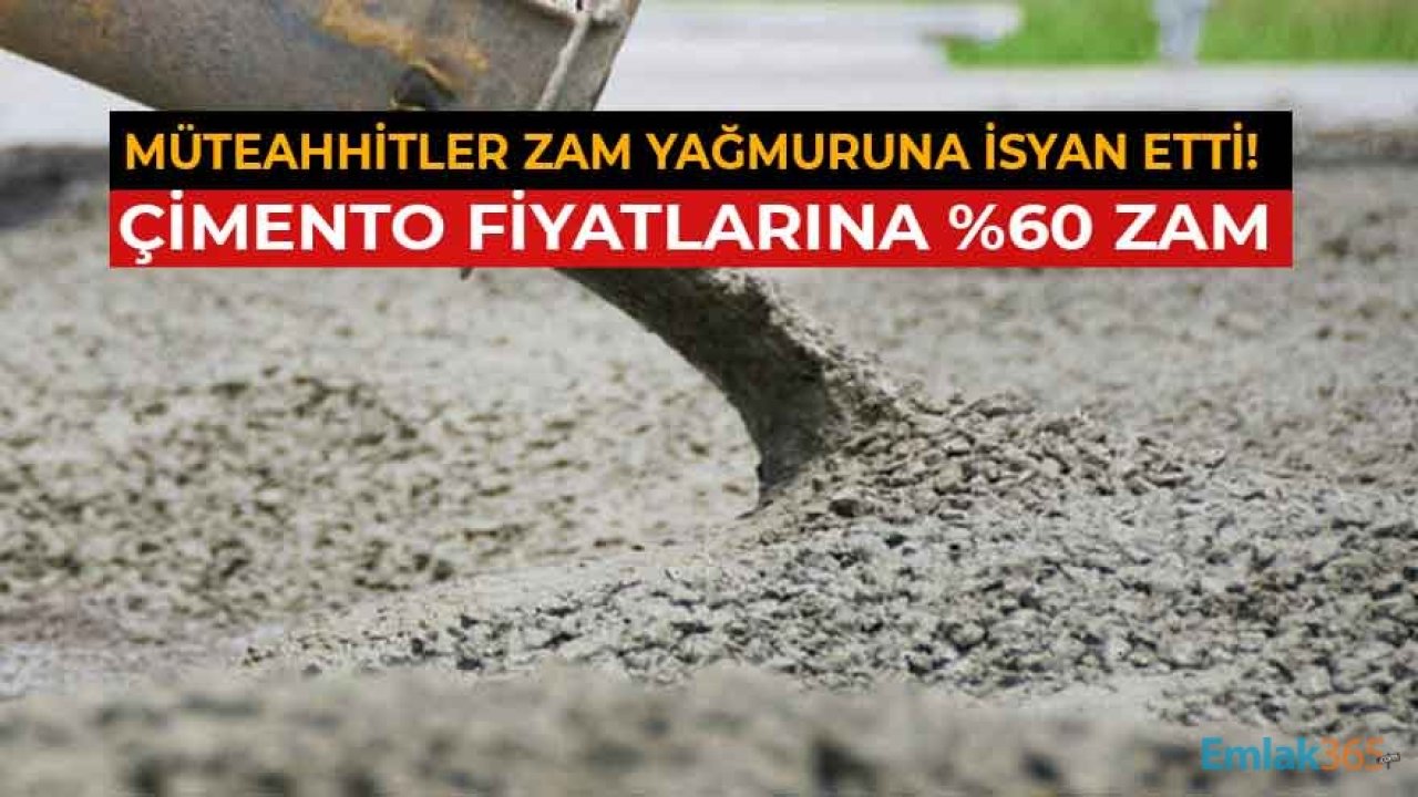 Çimento Fiyatlarına Yüzde 60 Zam Geldi, Çimentocular Dünyada En Ucuz Çimento Türkiye'de Dedi!