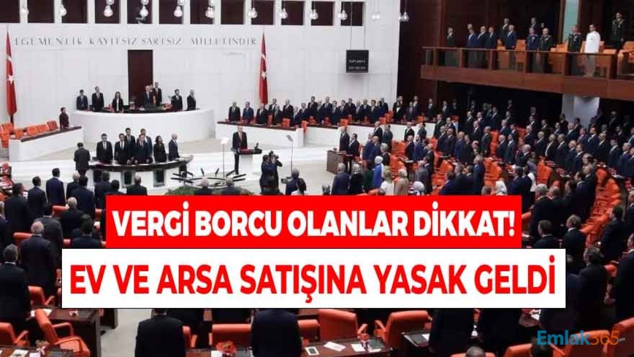 Emlak Vergisi Borcu Olanlara Kötü Haber! Tapuda Devir ve Ferağ Yasağı Geldi