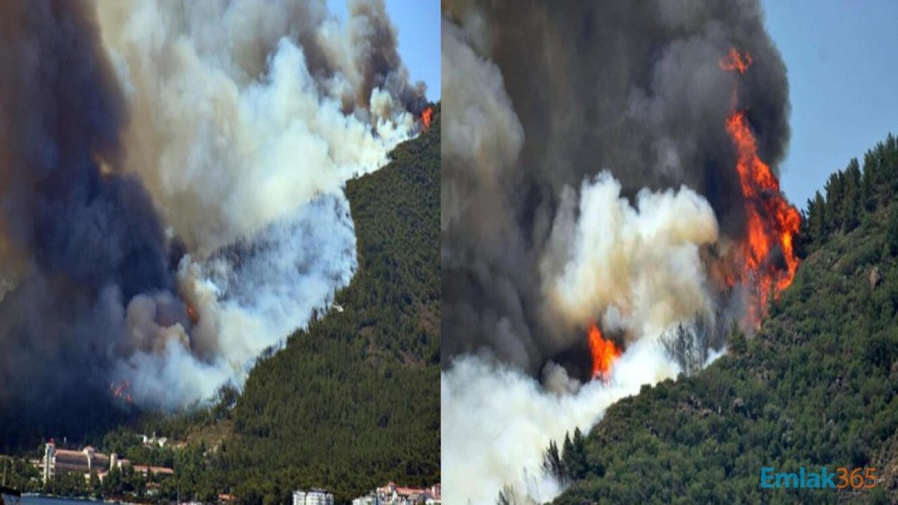 Muğla Ula Son Dakika Yangın Haberi: Evler Tahliye Edilmeye Başlandı, Muğla - Fethiye Karayolu Ulaşıma Kapatıldı!