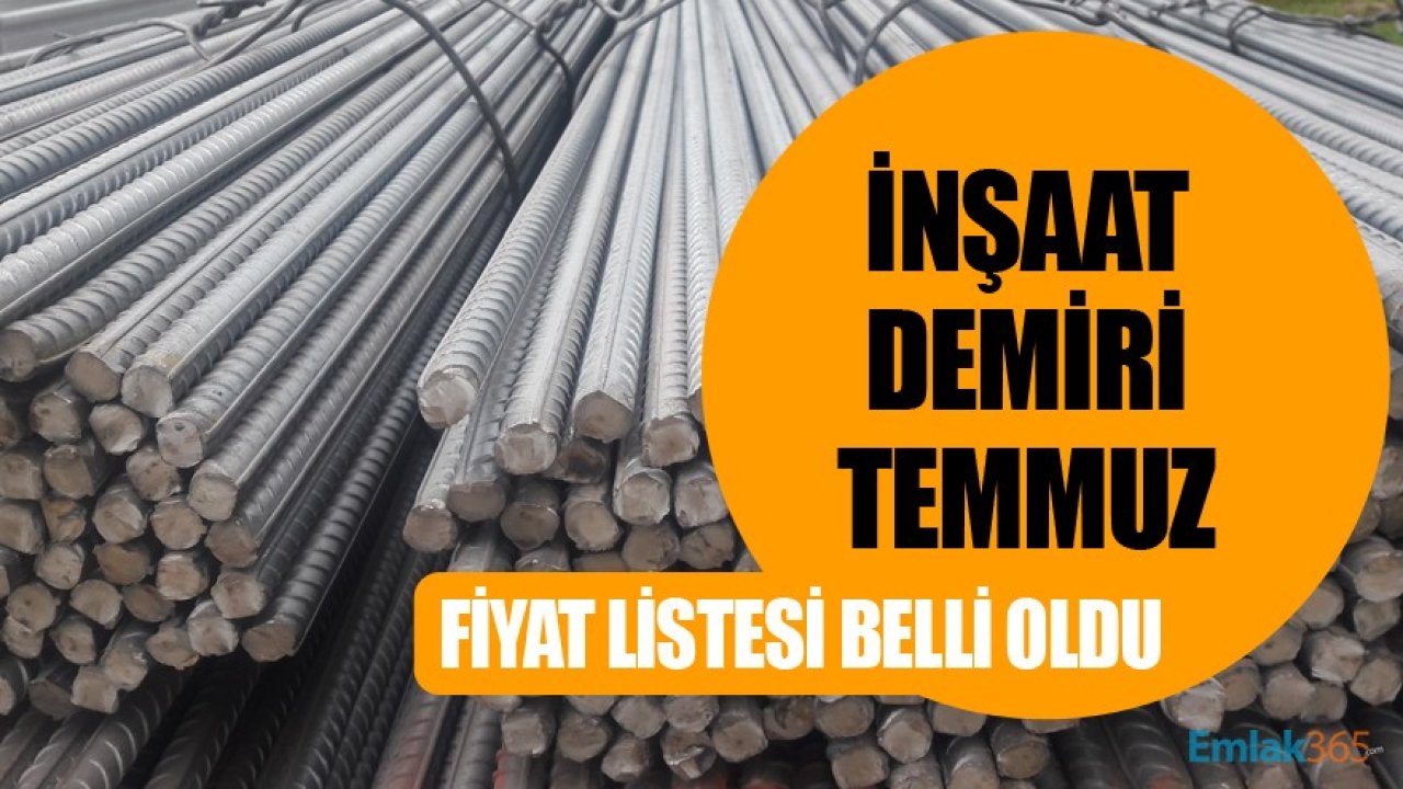 Temmuz 2021 İnşaat Demiri Fiyat Listesi Belli Oldu! Ankara, İstanbul, İzmir Demir Fiyatları...