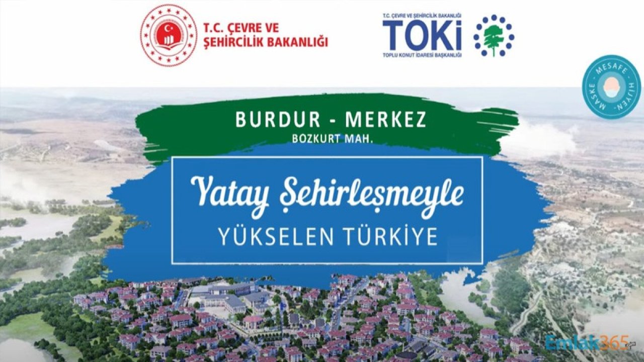 TOKİ Burdur Merkez Kura Sonuçları 2+1 ve 3+1 İsim Listesi 2021