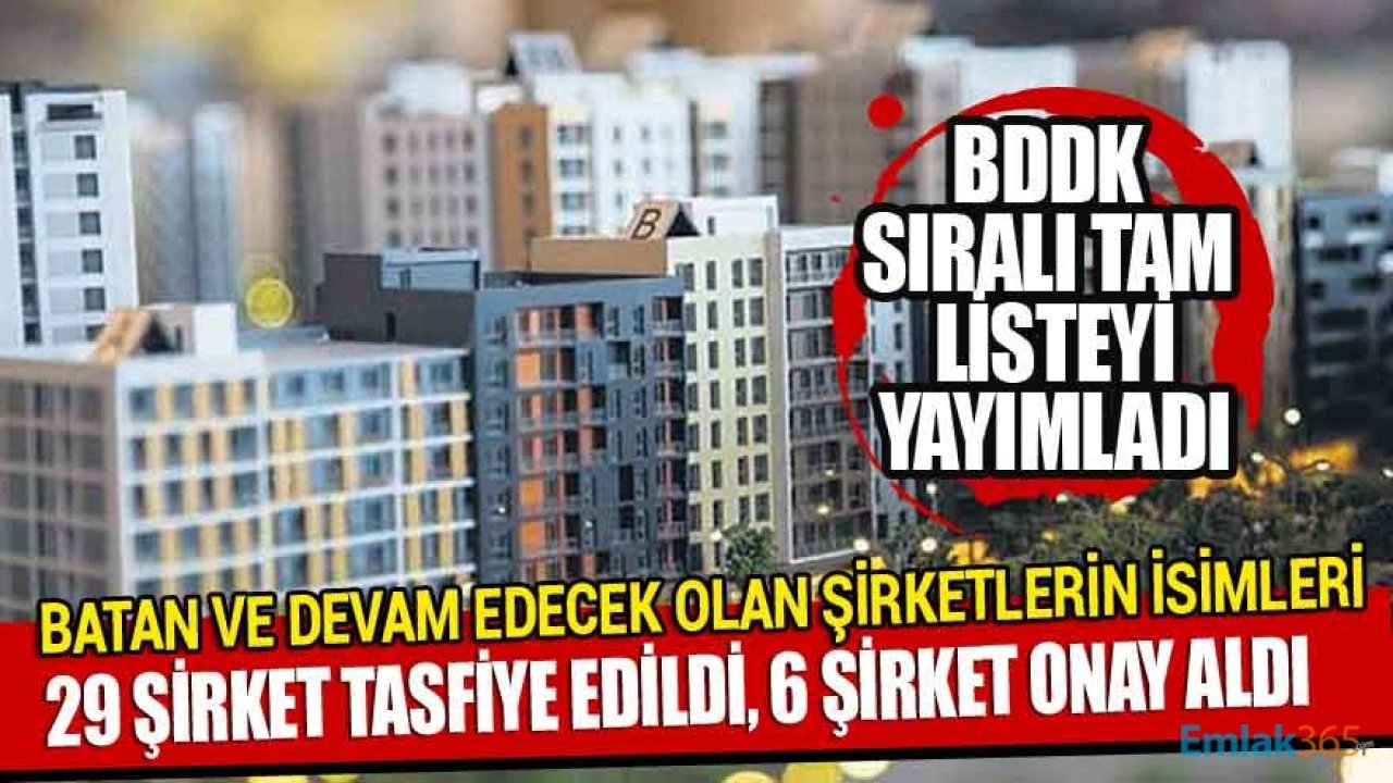 29 Faizsiz Konut Şirketi Tasfiye Edildi, 6 Şirket İntibak Onayı Aldı! Batan ve Devam Eden Şirketler Hangileri?