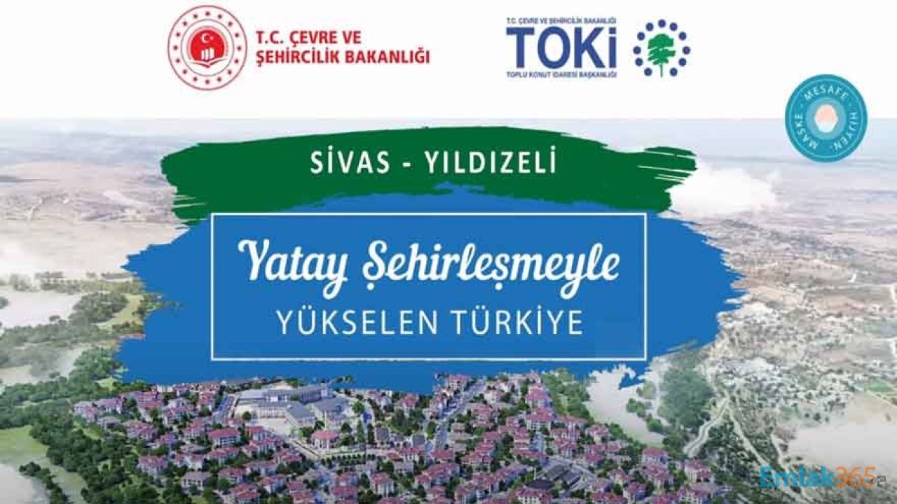 TOKİ Sivas Yıldızeli Projesi Konut Hak Sahipliği ve Belirleme Kura Çekilişi Yapıldı