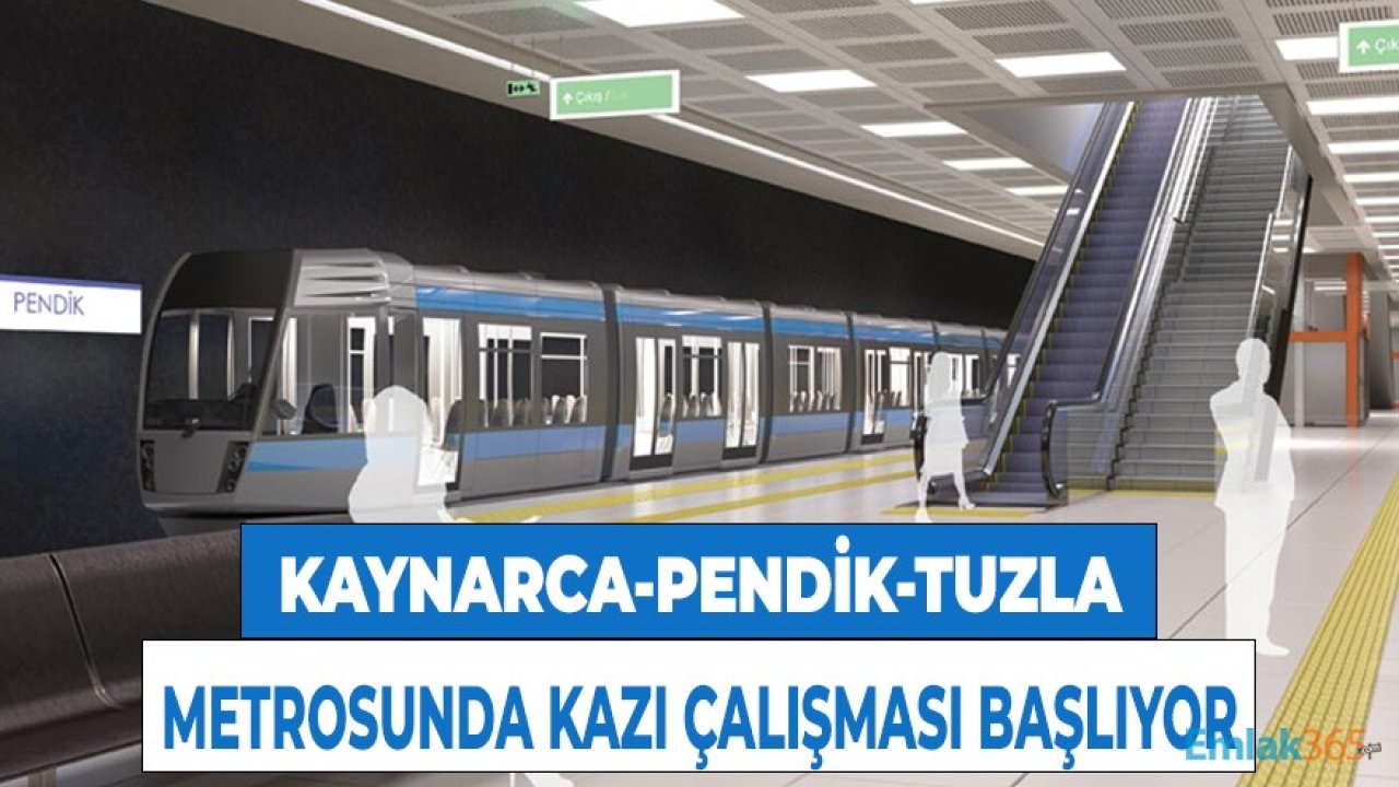 Kaynarca - Pendik - Tuzla Metrosu'nda ilk TBM indirme Töreni Düzenleniyor!