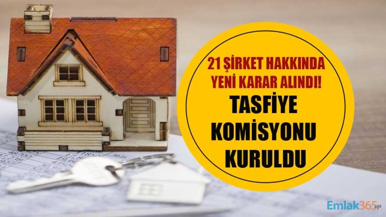 Tasfiye Edilen Faizsiz Konut Şirketleri İçin Komisyon Kuruldu, Çalışmalar Başladı!