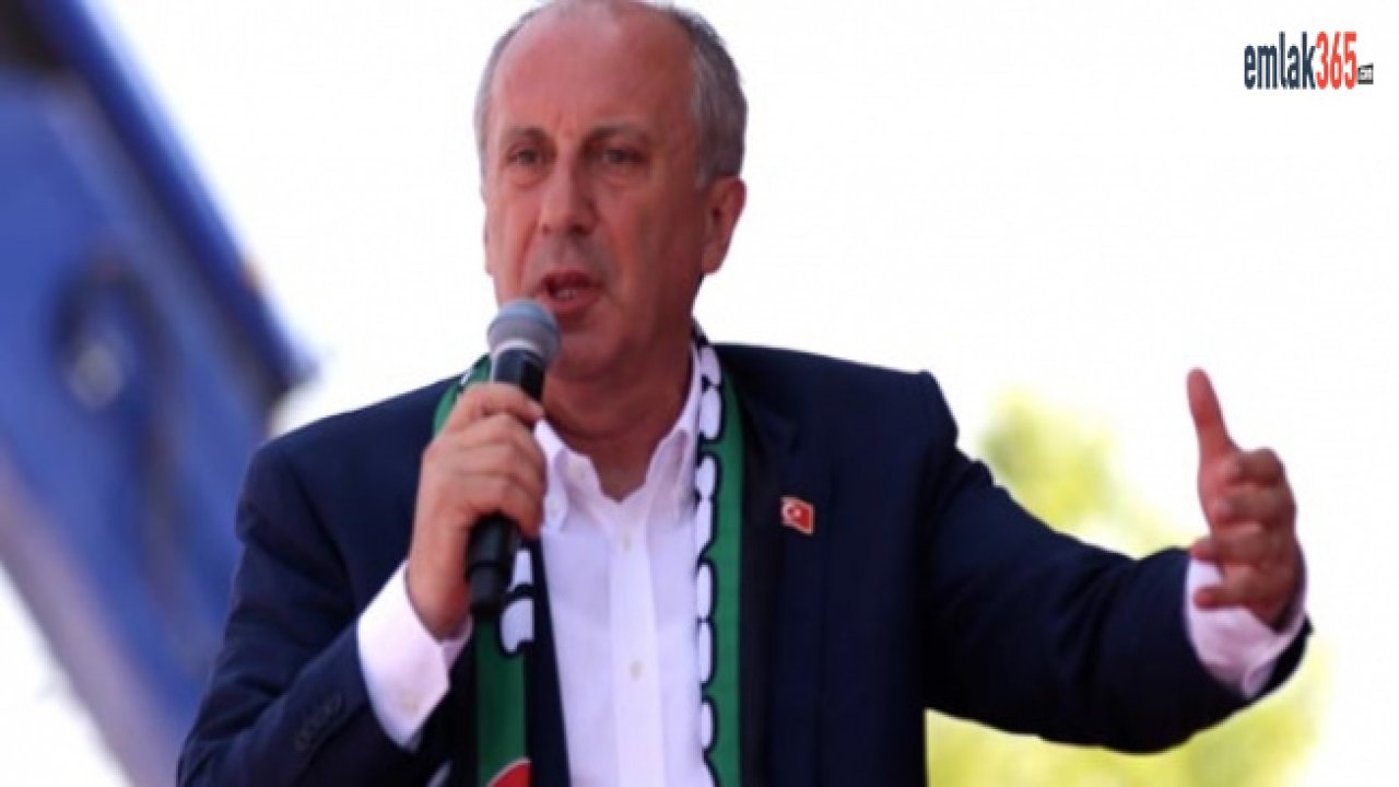 Muharrem İnce Kanal İstanbul Projesi İçin Açıklamada Bulundu