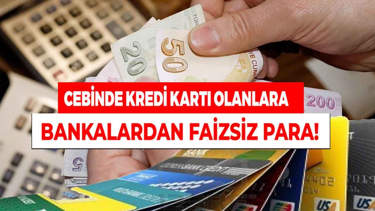 Türkiye Bankalar Birliği Duyurdu: Cebinde Kredi Kartı Olanlara Faizsiz Kredi Müjdesi!