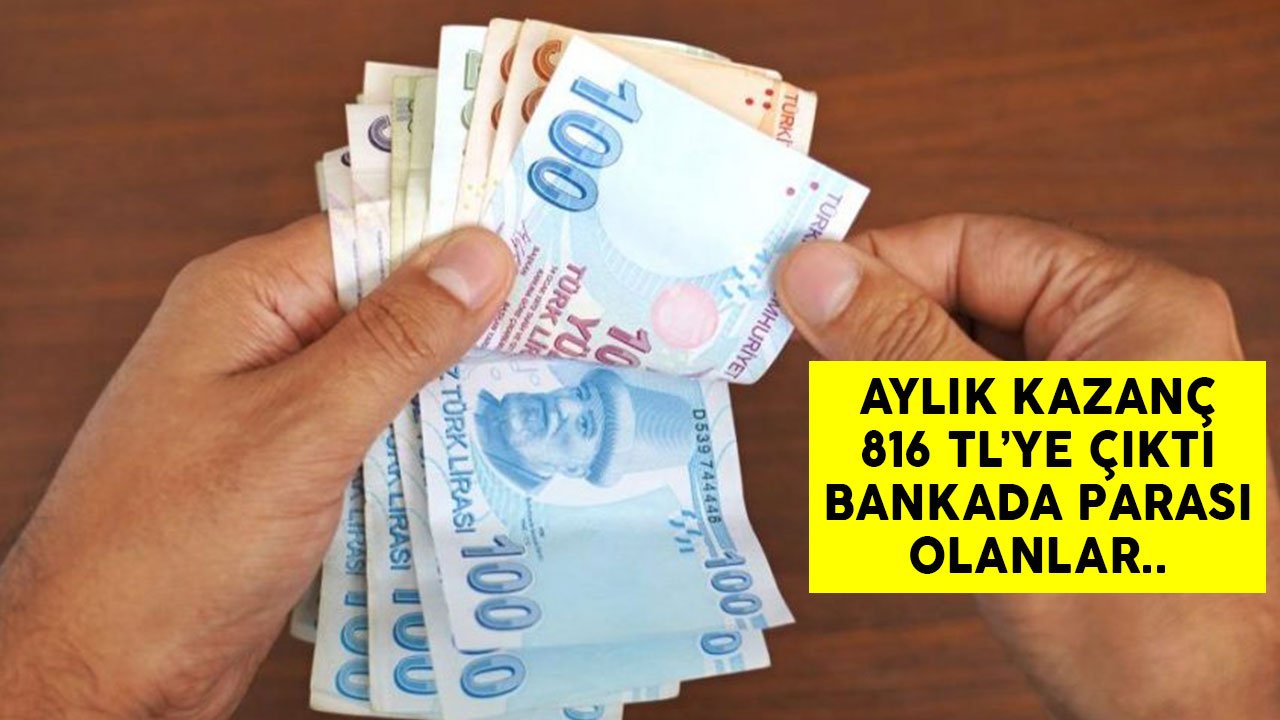 Aylık Kazanç 816 TL'ye Yükseldi! 32 Günlük Vadeli Mevduat Faizleri
