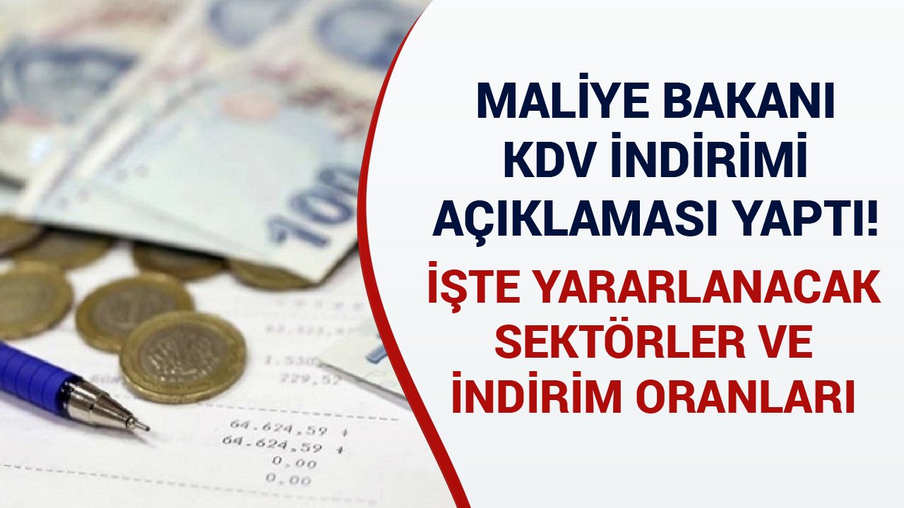 Maliye Bakanı Lütfi Elvan'dan KDV İndirimi Açıklaması! İşte Yararlanacak Sektörler Ve İndirim Oranları!