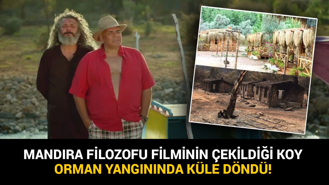 Mandıra Filozofu Filminin Çekildiği Doğa Harikası Koydan Geriye Sadece Küller Kaldı!