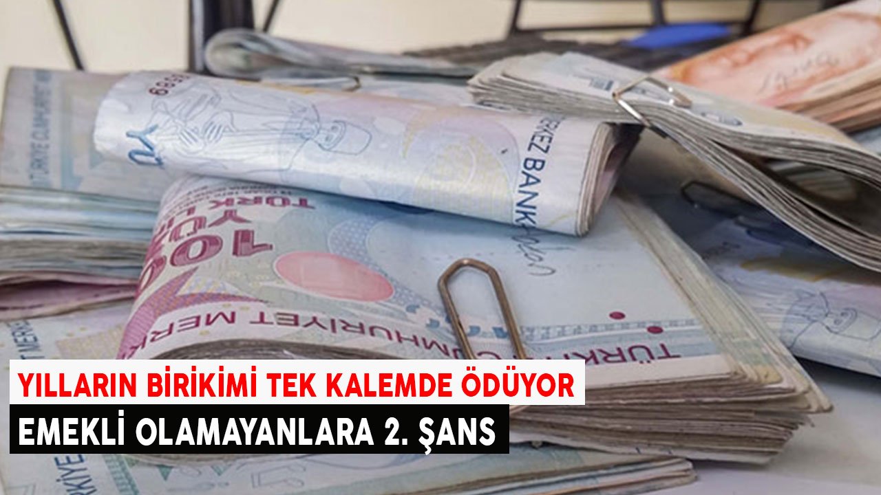 Yılların Birikimini Tek Kalemde Ödüyor! Emekli Olamayanlara İkinci Şans