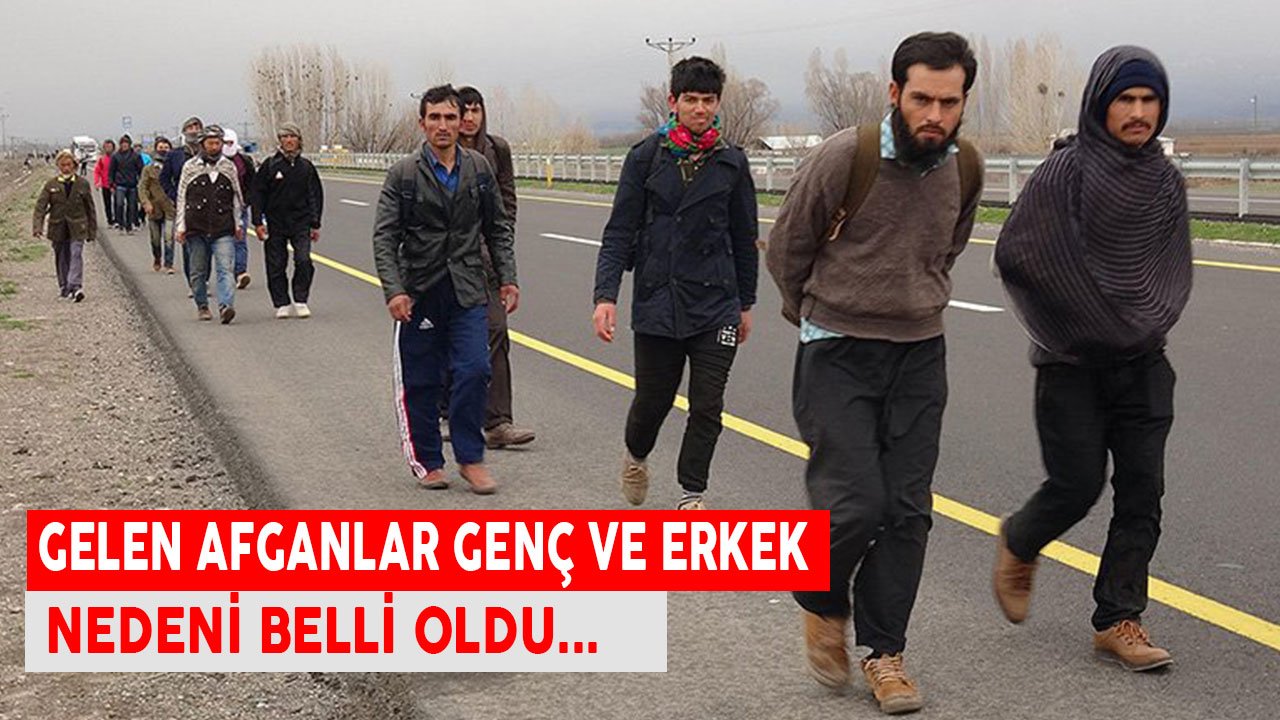 Türkiye'ye Gelen Afganlar Hep Genç ve Erkek! Nedeni Belli Oldu