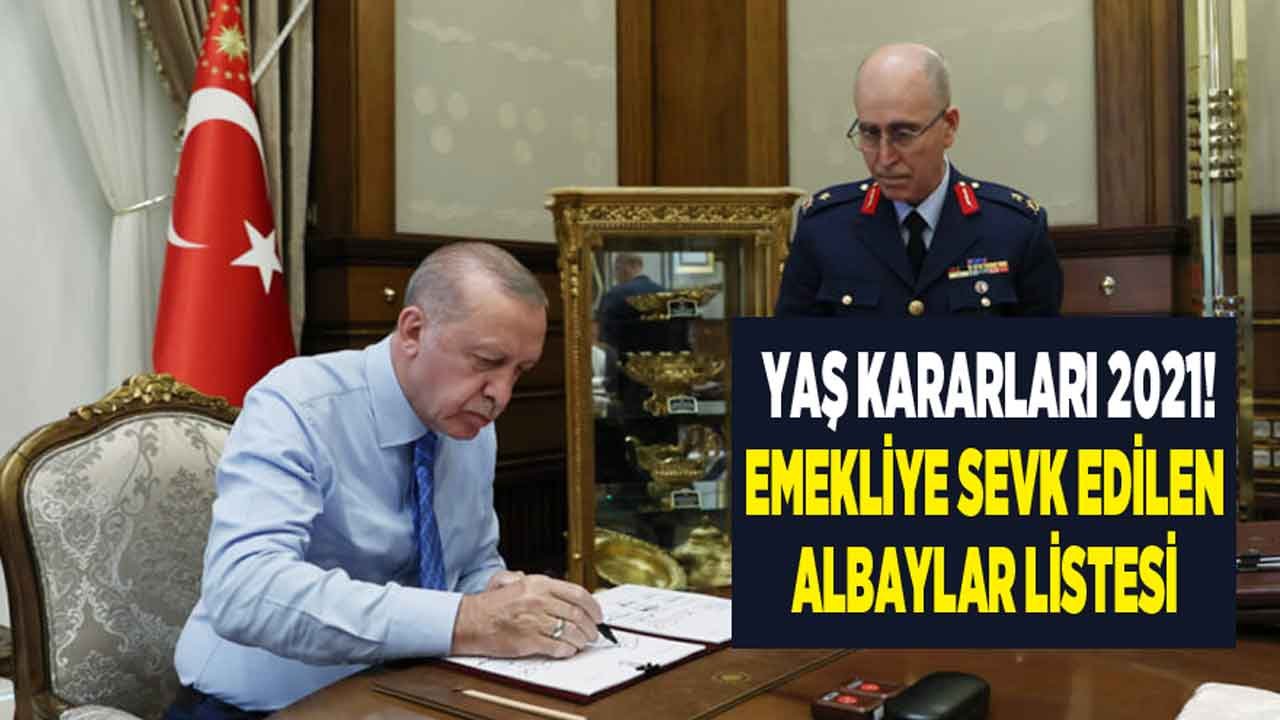 YAŞ Kararları 2021 Resmi Gazetede! Emekliye Sevk Edilen, Emekli Edilen Albaylar 2021 Listesi