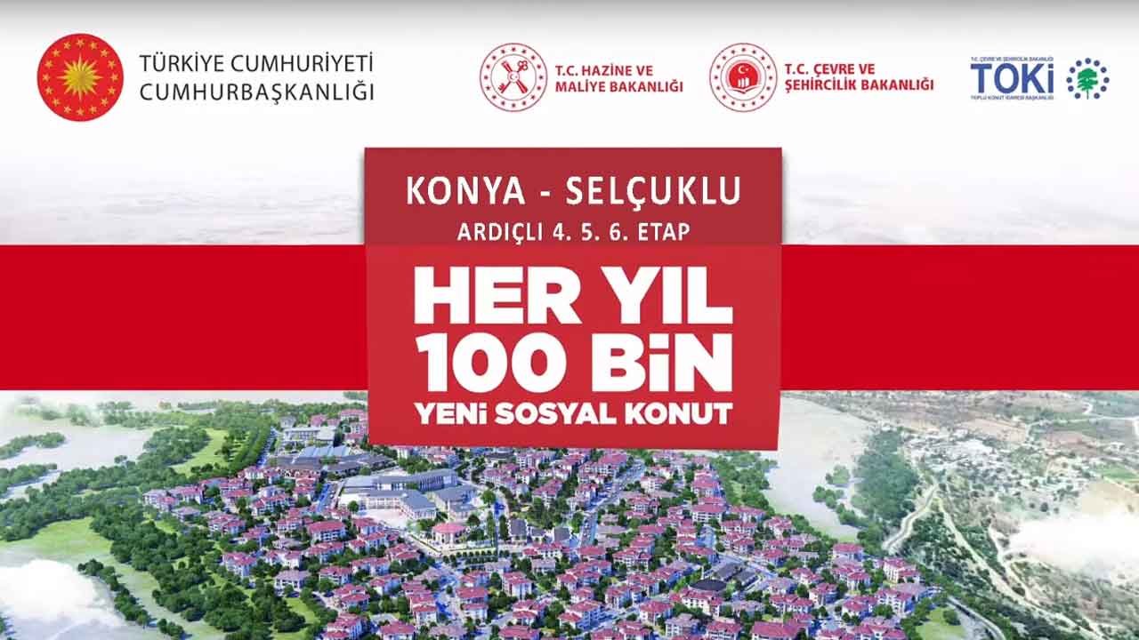 Konya Ardıçlı TOKİ Kura Çekilişi Yapıldı! 2+1 ve 3+1 Kura Çekimi Sonuçları İsim Listesi