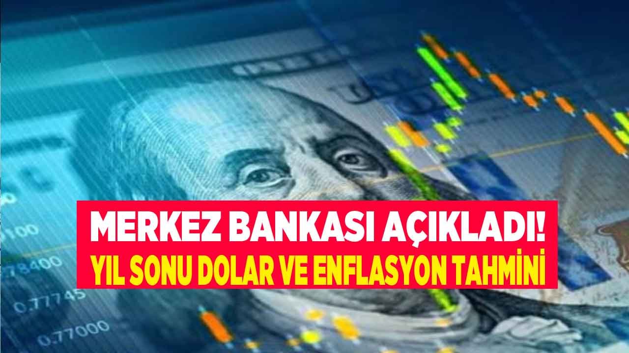 Merkez Bankası Yıl Sonu Dolar ve Enflasyon Tahmini Belli Oldu! 2021 Sonu Kur Kaç TL Olacak?