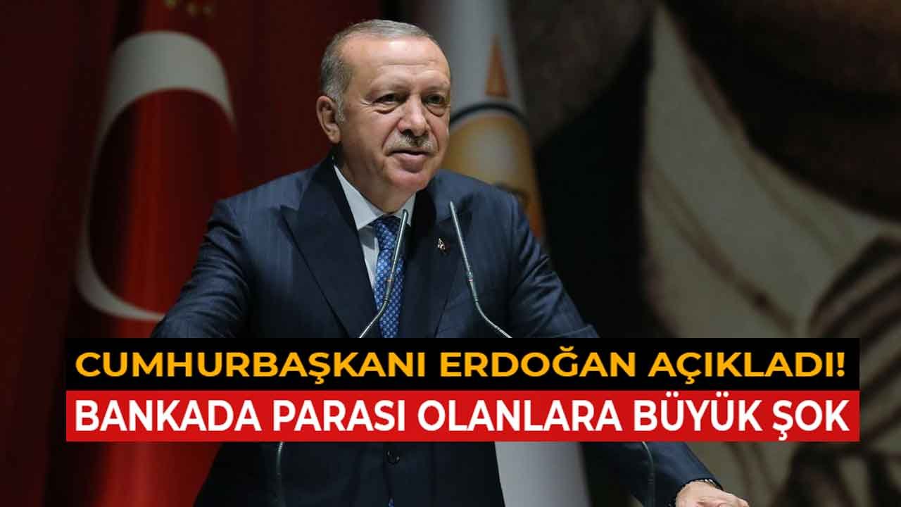 Bankada Parası Olanlar Dikkat! Cumhurbaşkanı Erdoğan Kötü Haberi Verdi:  32 Günlük Vadeli Mevduat Faiz Oranları...