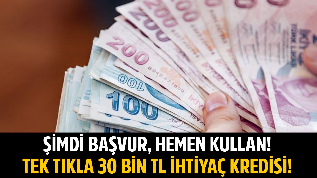 Şimdi Başvur, Hemen Kullan! QNB Finansbank KrediGO İle Tek Tıkla 30 Bin TL İhtiyaç Kredisi Veriyor!