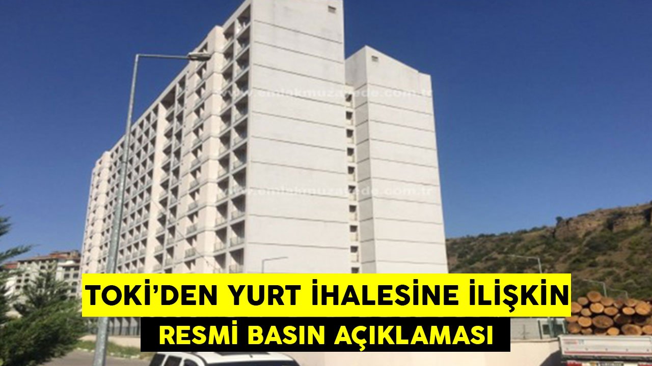 Karabük'te Yarı Fiyatına Yurt Satışına İlişkin TOKİ'den Resmi Açıklama