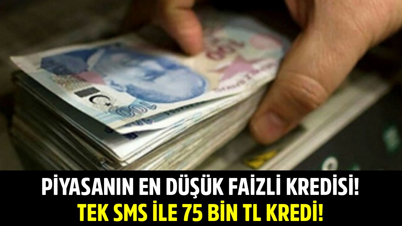 Piyasanın En Düşük Faizli Kampanyası! Finansbank SMS İle 75 Bin TL İhtiyaç Kredisi Dağıtıyor!