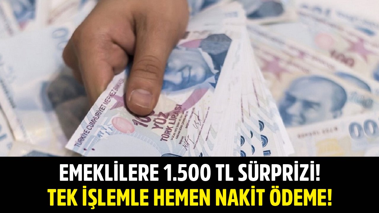 Garanti BBVA'dan Emeklilere 1.500 TL Sürprizi! Tek İşlemle Hemen Nakit Ödeme!