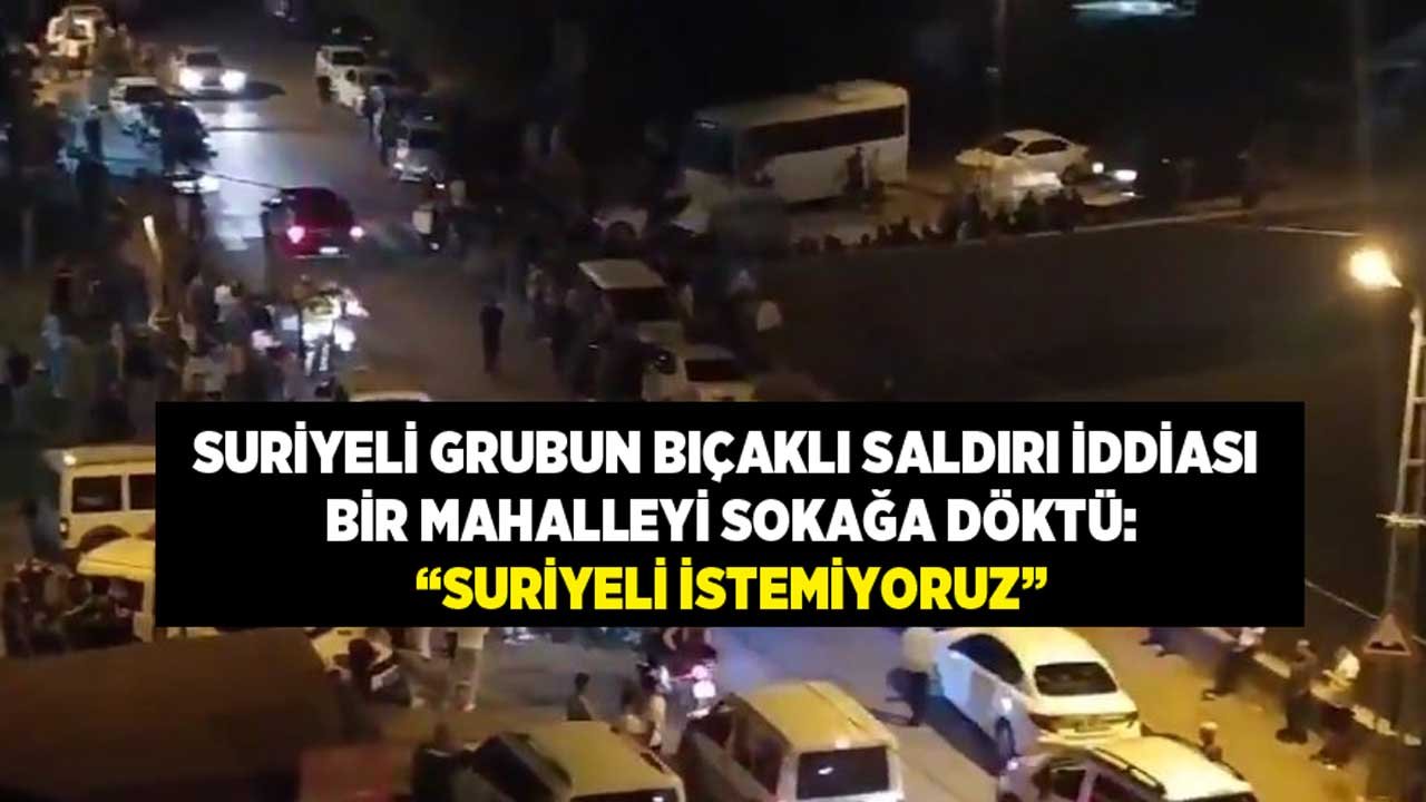 Ankara Altındağ'da Mülteci Gerginliği! Suriyeli Bir Grubun Bıçaklı Saldırı İddiası Mahalleyi Sokağa Döktü