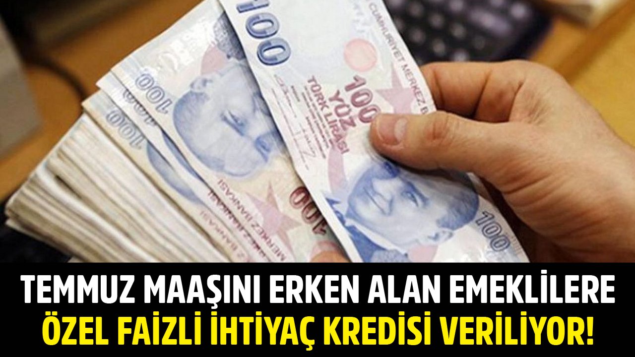 Temmuz Maaşını Bayram Öncesi Erken Alan Emeklilere Ağustos Maaşı Öncesi Garanti BBVA'dan Özel Faizli İhtiyaç Kredisi