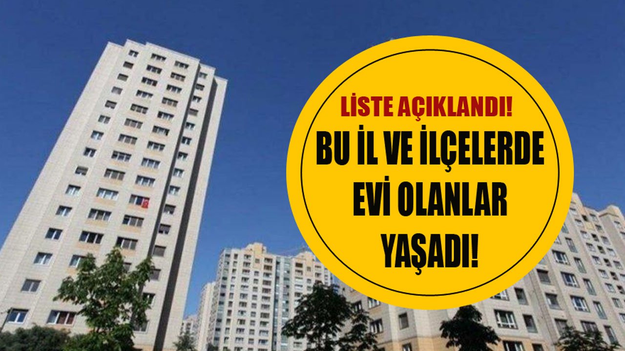 Konut Fiyatı En Çok Artan İller ve İlçeler Açıklandı, Yalova ve Gaziosmanpaşa Zam Şampiyonu Oldu!