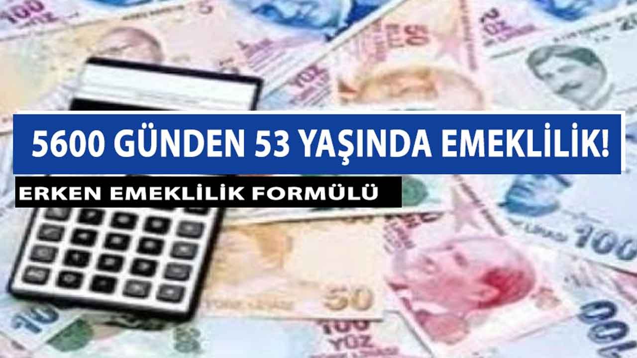 Sosyal Güvenlik Uzmanı Formülü Verdi: 5600 Günden 53 Yaşında Emeklilik