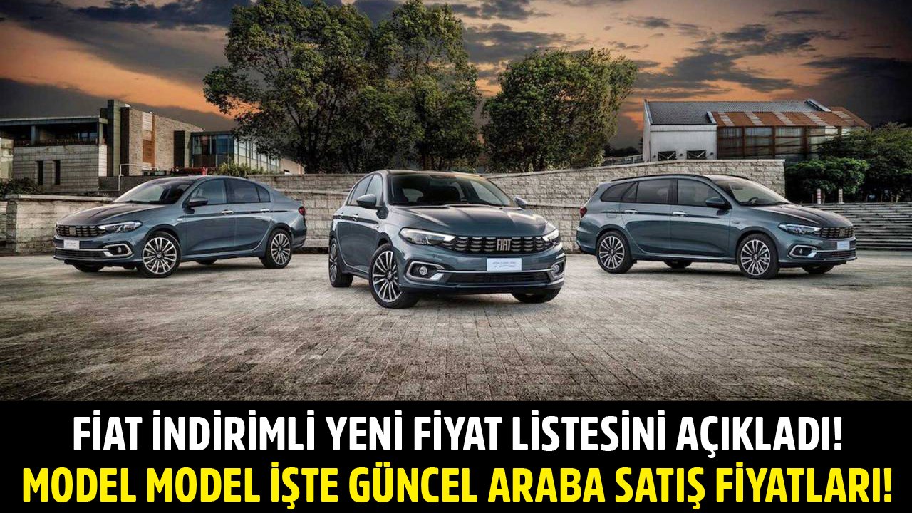ÖTV Değişikliği Sonrası FİAT İndirimli Güncel Fiyat Listesi! Egea, Fiat 500, Panda, Doblo, Fiorino Yeni Fiyatları!