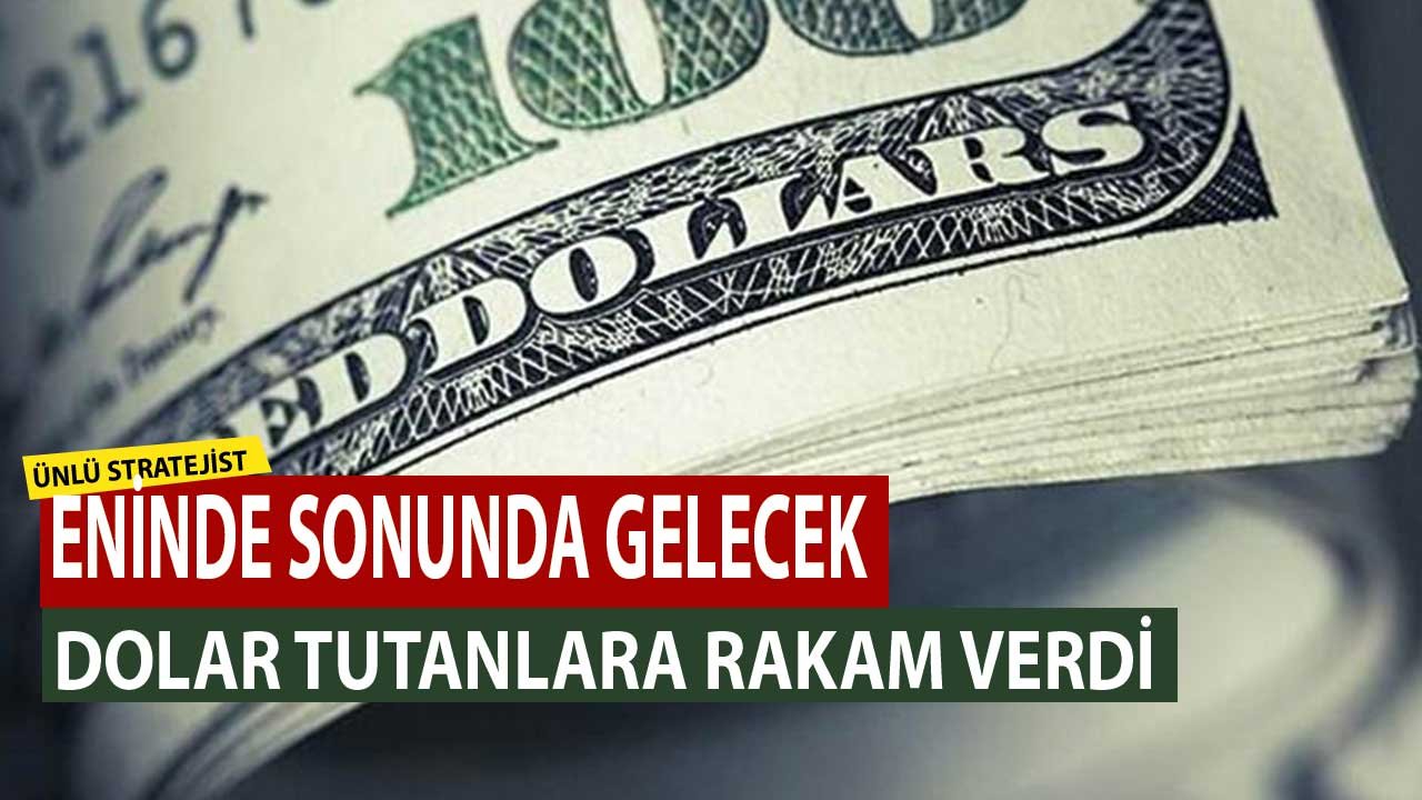 Ünlü Stratejist Dolar Tutanlara Rakam Verdi! Eninde Sonunda Bu Seviyeye Gelecek Dedi