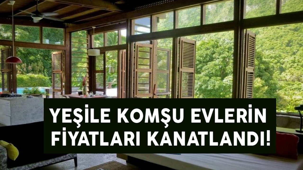 Yeşile Komşu Evlerin Fiyatları İkiye Katladı! Koru ve Orman Manzaralı Evler Pahalandı