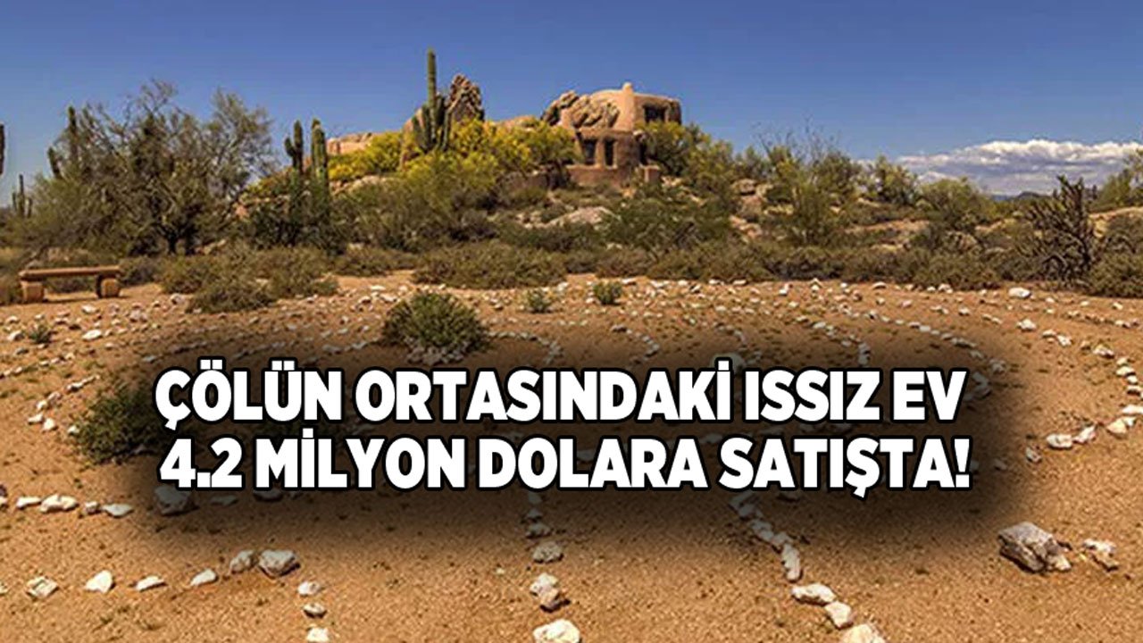 Sonoran Çölü Ortasındaki Issız Ev 4.2 Milyon Dolara Satışa Çıktı!